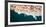 Aerial drone photo of surfers riding Pacific Ocean waves in San Diego, California at Sunset Cliffs-David Chang-Framed Photographic Print