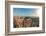 Aerial drone view of Baixa District, facing south towards the Tagus River-Alexandre Rotenberg-Framed Photographic Print