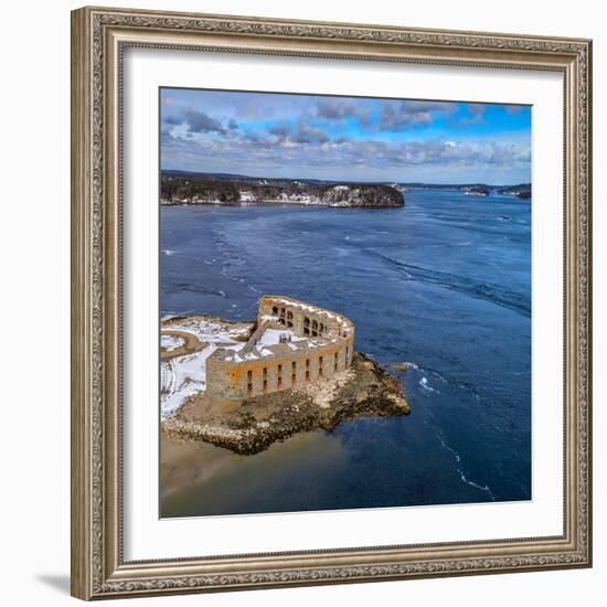 Aerial Fort-Jason Veilleux-Framed Photographic Print