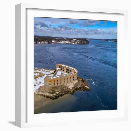 Aerial Fort-Jason Veilleux-Framed Photographic Print