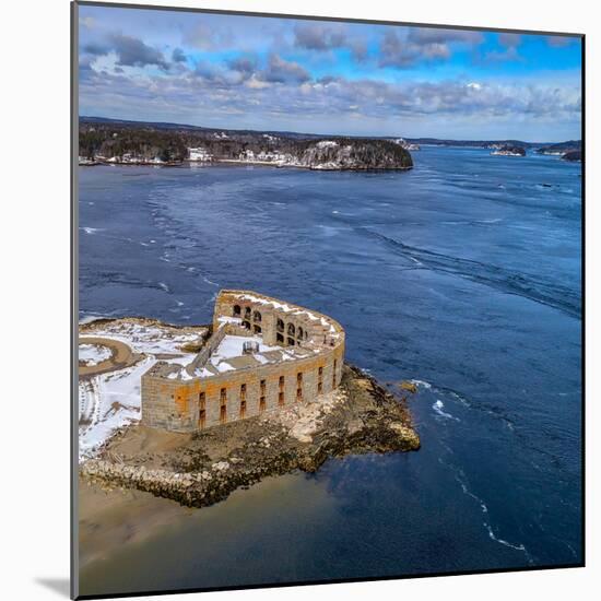 Aerial Fort-Jason Veilleux-Mounted Photographic Print