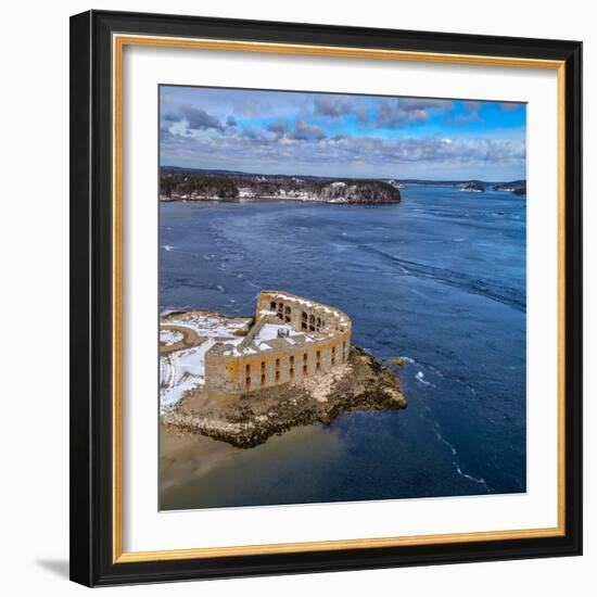 Aerial Fort-Jason Veilleux-Framed Photographic Print