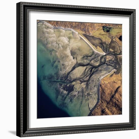 Aerial Image of Scotland, UK: Barrisdale Bay-Adrian Warren-Framed Photographic Print