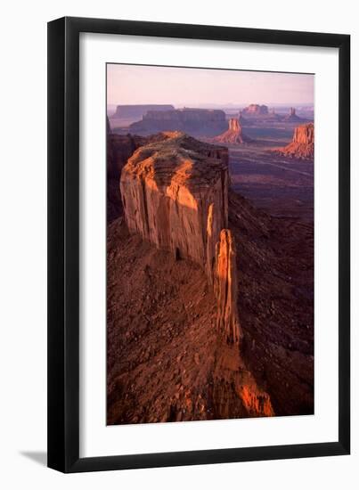 Aerial in Monument Valley, Utah., 1995 (Photo)-Ira Block-Framed Giclee Print