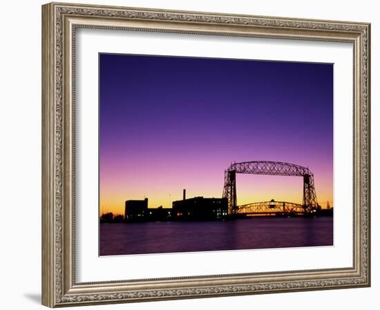 Aerial Lift Bridge, Duluth, Minnesota, USA-null-Framed Photographic Print