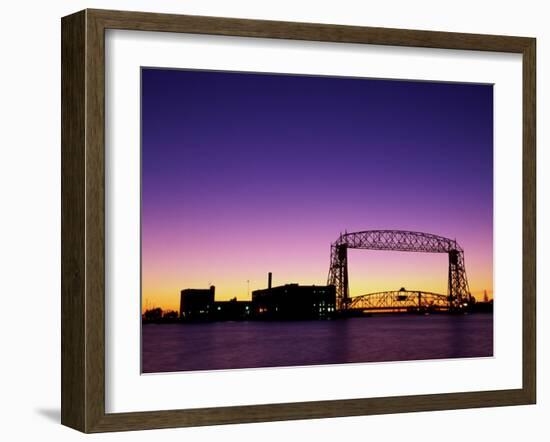 Aerial Lift Bridge, Duluth, Minnesota, USA-null-Framed Photographic Print