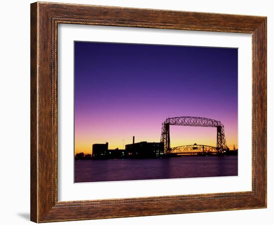 Aerial Lift Bridge, Duluth, Minnesota, USA-null-Framed Photographic Print