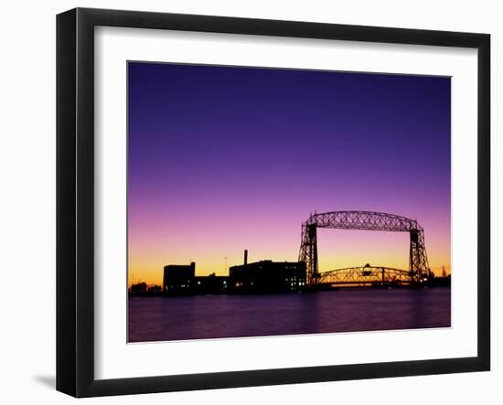 Aerial Lift Bridge, Duluth, Minnesota, USA--Framed Photographic Print