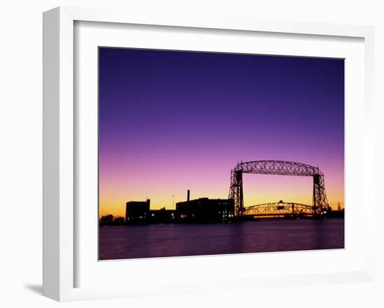 Aerial Lift Bridge, Duluth, Minnesota, USA-null-Framed Photographic Print