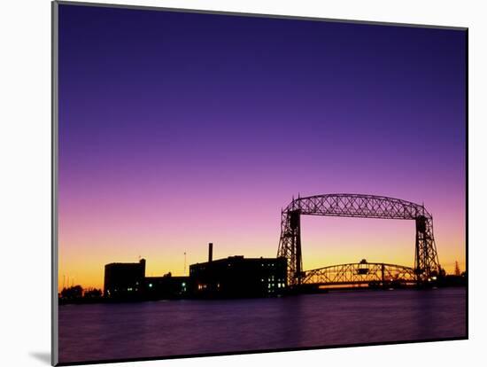 Aerial Lift Bridge, Duluth, Minnesota, USA-null-Mounted Photographic Print