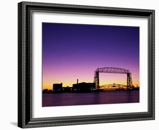 Aerial Lift Bridge, Duluth, Minnesota, USA-null-Framed Photographic Print