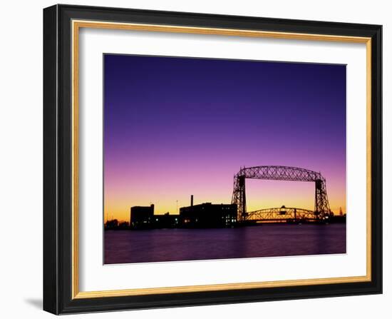 Aerial Lift Bridge, Duluth, Minnesota, USA-null-Framed Photographic Print