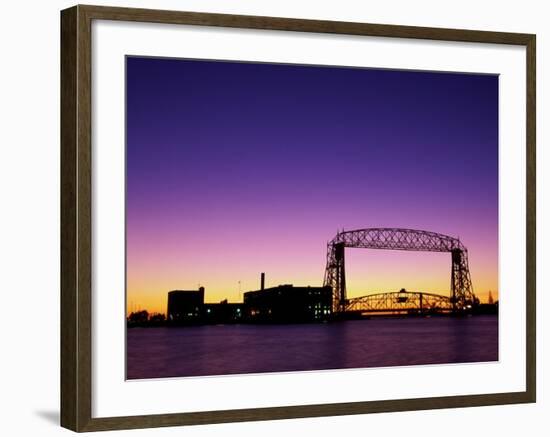 Aerial Lift Bridge, Duluth, Minnesota, USA-null-Framed Photographic Print