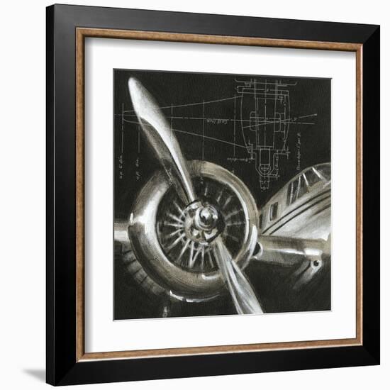 Aerial Navigation I-Ethan Harper-Framed Art Print