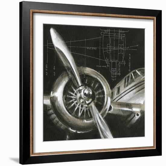 Aerial Navigation I-Ethan Harper-Framed Art Print