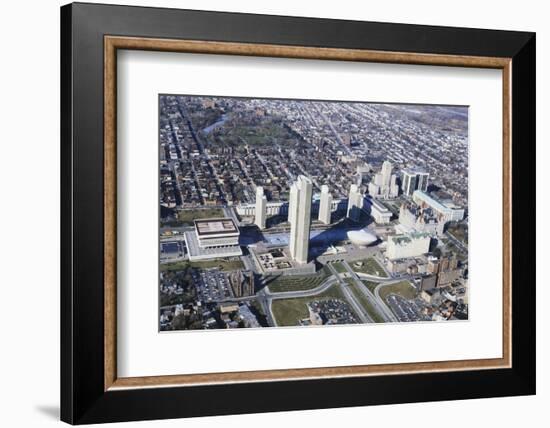 Aerial of Albany Government Complexes-null-Framed Photographic Print