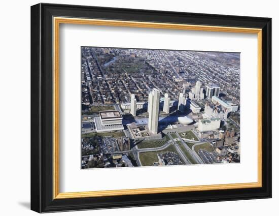 Aerial of Albany Government Complexes-null-Framed Photographic Print