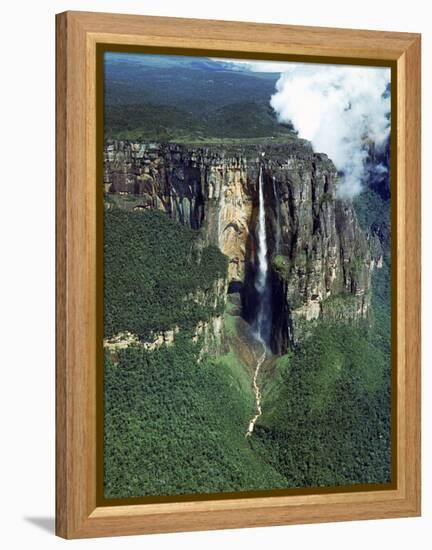 Aerial of Angel Falls-Carl Mydans-Framed Premier Image Canvas