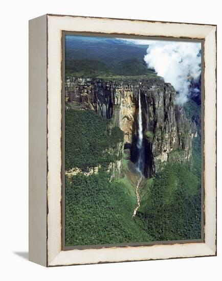 Aerial of Angel Falls-Carl Mydans-Framed Premier Image Canvas