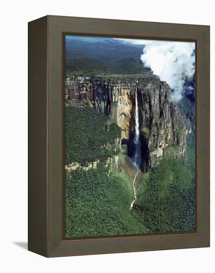 Aerial of Angel Falls-Carl Mydans-Framed Premier Image Canvas