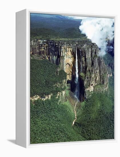 Aerial of Angel Falls-Carl Mydans-Framed Premier Image Canvas