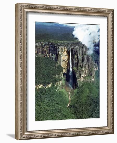 Aerial of Angel Falls-Carl Mydans-Framed Photographic Print