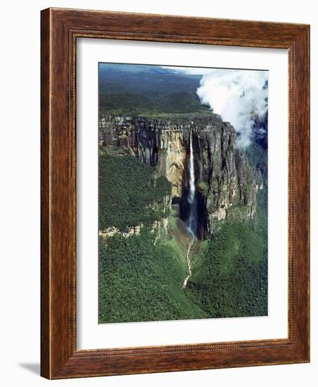 Aerial of Angel Falls-Carl Mydans-Framed Photographic Print