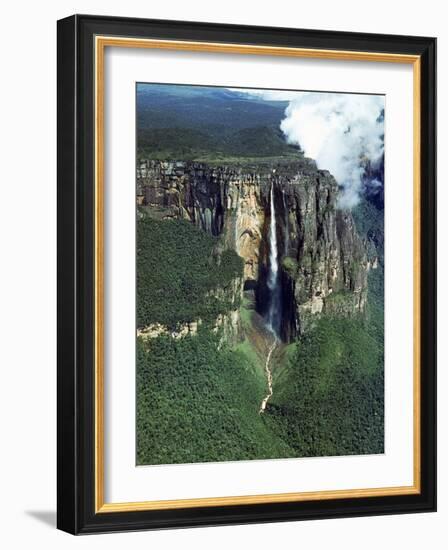 Aerial of Angel Falls-Carl Mydans-Framed Photographic Print