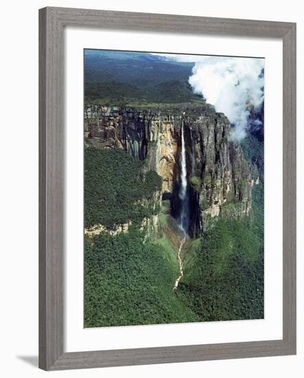 Aerial of Angel Falls-Carl Mydans-Framed Photographic Print