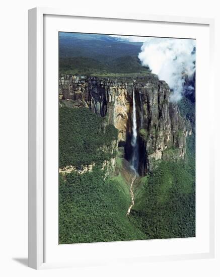 Aerial of Angel Falls-Carl Mydans-Framed Photographic Print