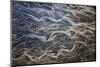 Aerial of braided rivers, Iceland-Art Wolfe-Mounted Photographic Print