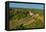 Aerial of Hornberg Castle, Neckarzimmern, Neckartal Valley, Odenwald, Burgenstrasse-Markus Lange-Framed Premier Image Canvas