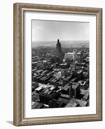 Aerial of Kansas City-Alfred Eisenstaedt-Framed Photographic Print