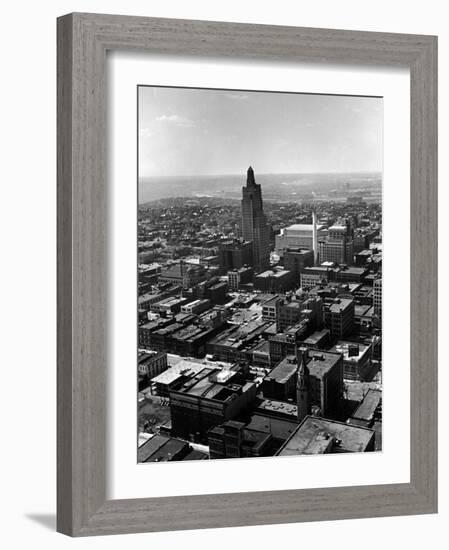 Aerial of Kansas City-Alfred Eisenstaedt-Framed Photographic Print