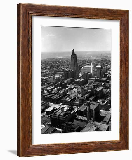 Aerial of Kansas City-Alfred Eisenstaedt-Framed Photographic Print
