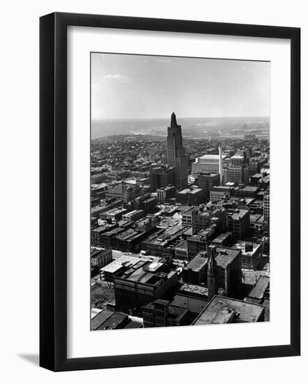 Aerial of Kansas City-Alfred Eisenstaedt-Framed Photographic Print