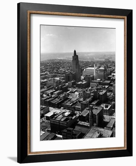 Aerial of Kansas City-Alfred Eisenstaedt-Framed Photographic Print