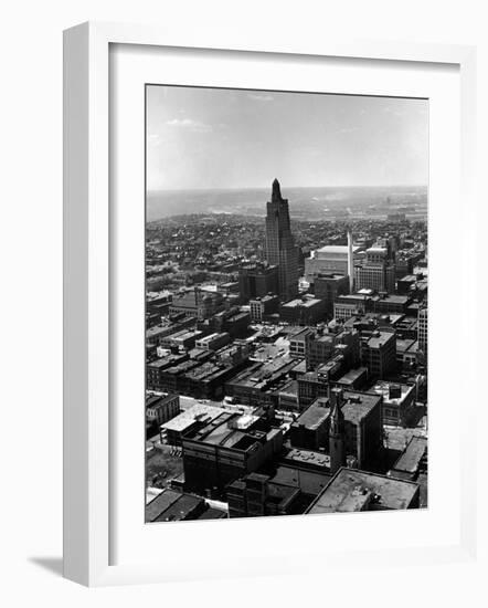 Aerial of Kansas City-Alfred Eisenstaedt-Framed Photographic Print