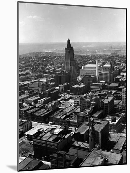 Aerial of Kansas City-Alfred Eisenstaedt-Mounted Photographic Print