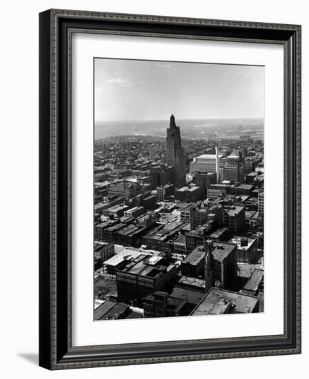 Aerial of Kansas City-Alfred Eisenstaedt-Framed Photographic Print