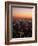 Aerial of Midtown NYC at Dusk, NY-Barry Winiker-Framed Photographic Print