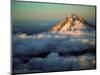 Aerial of Mt. Hood, Oregon Cascades, USA-Janis Miglavs-Mounted Photographic Print