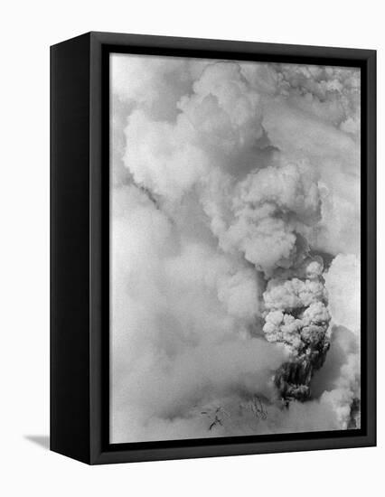 Aerial Of Mt. St. Helens Ash Cloud-Bettmann-Framed Premier Image Canvas