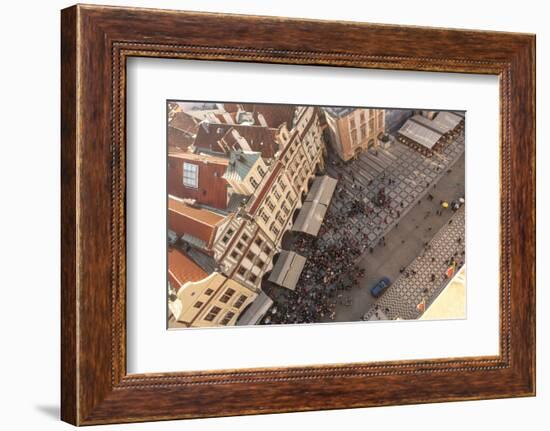Aerial of Old Town Square. Prague, Czech Republic-Tom Norring-Framed Photographic Print