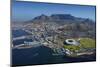 Aerial of Stadium,Waterfront, Table Mountain, Cape Town, South Africa-David Wall-Mounted Photographic Print