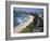 Aerial of the Beach and Road at Manly, Sydney, New South Wales, Australia, Pacific-Dominic Harcourt-webster-Framed Photographic Print