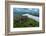 Aerial of the Curimacare Rock on the Casiquiare River in the deep south of Venezuela-Michael Runkel-Framed Photographic Print