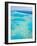 Aerial of the Great Barrier Reef, Whitsunday Coast, Queensland, Australia-Walter Bibikow-Framed Photographic Print