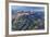 Aerial of the Rocky Mountain Front in Montana, USA-Chuck Haney-Framed Photographic Print