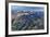 Aerial of the Rocky Mountain Front in Montana, USA-Chuck Haney-Framed Photographic Print